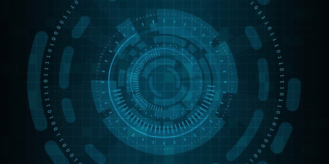 Abstract digital security pattern